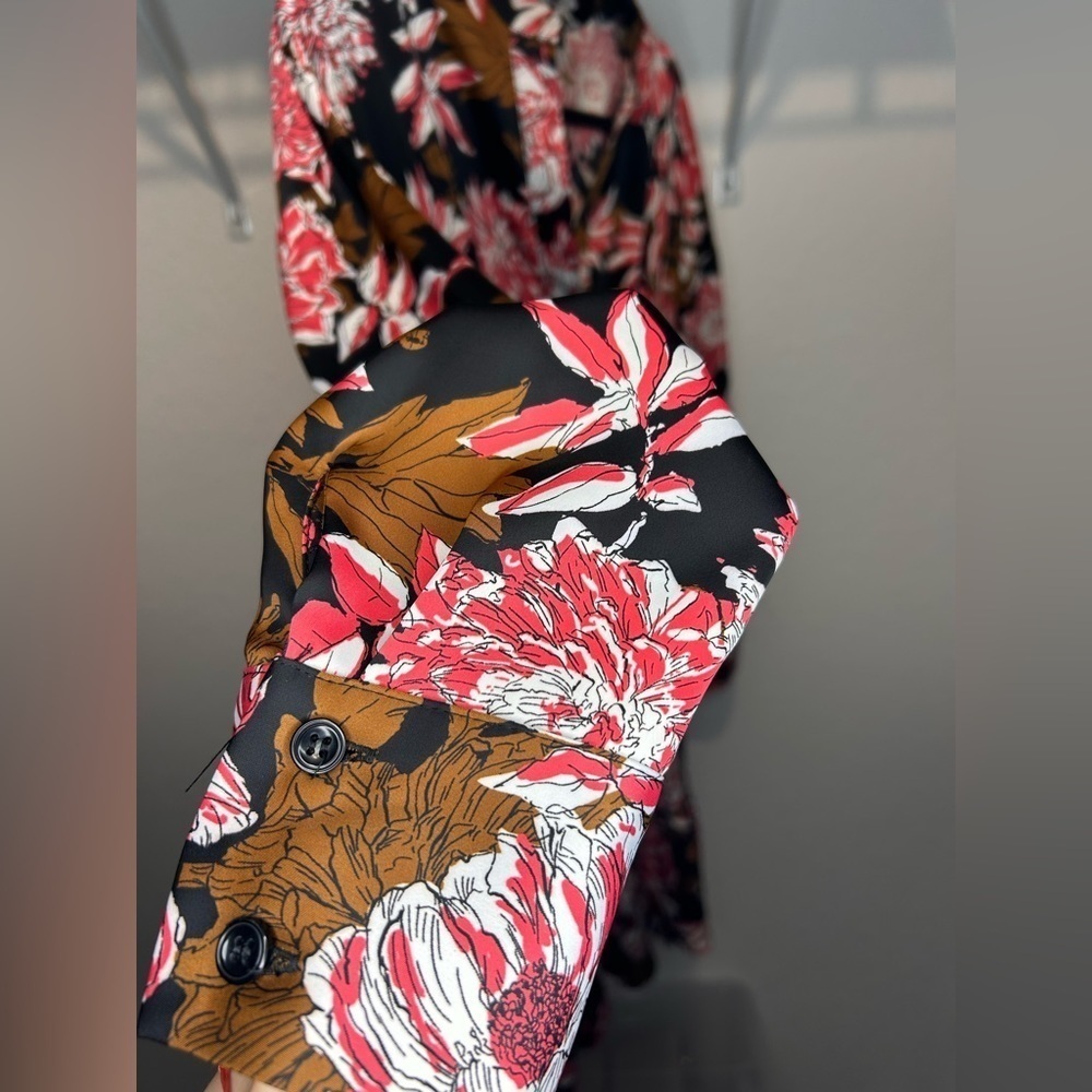 Zara Mini Floral Print Dress NWT - Picture 10 of 13